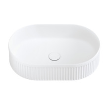 Kiora 500mm Pill Ceramic Above Counter Basin
